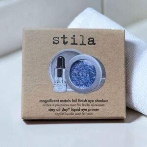 NEW Stila Magnificent Metals Foil Finish Eye Shadow & Liquid Primer Set